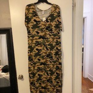 Camouflage Maxi Dress